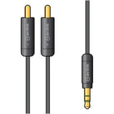 AV:link Presný kábel Jack 3,5 mm stereo samec 2x RCA samec, 1,5 m