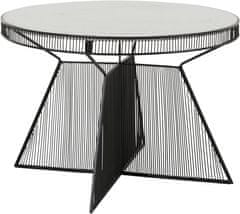 Danish Style Odkladací stolík Emry, 77 cm, čierna