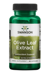 Swanson Olive Leaf Extract 750 mg Super Strength (Extrakt z olivových listov), 60 kapsúl