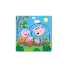 DINO PEPPA PIG - RODINA 3-5 baby Puzzle set