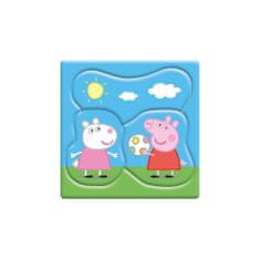 DINO PEPPA PIG - RODINA 3-5 baby Puzzle set