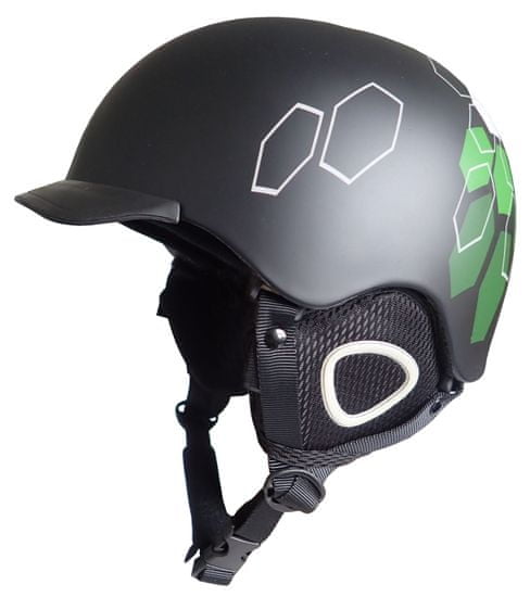 BROTHER Snowboardová a freestylová prilba CSH66 - BLACK/GREEN