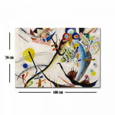 Hanah Home Obraz BLUE SEGMENT značky W. KADINSKY 70x100 cm