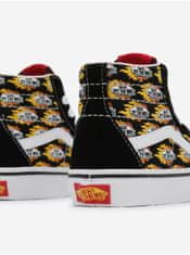 Vans Čierne chlapčensé členkové tenisky so semišovými detailmi VANS 30 1/2