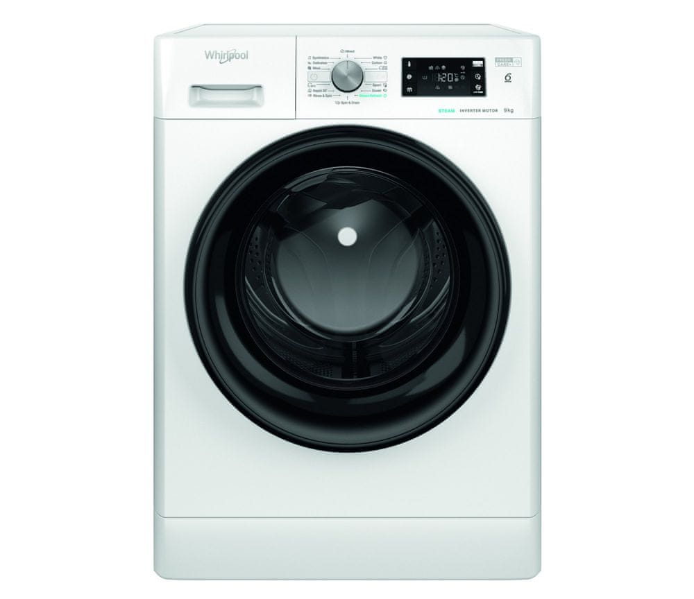 Whirlpool spredu plnená práčka FFB 9469 BV EE + 10 rokov záruka na motor