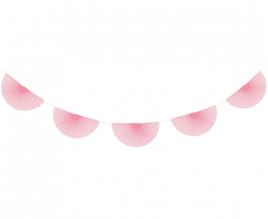 GoDan Girlanda Pink semicircle - 300 cm