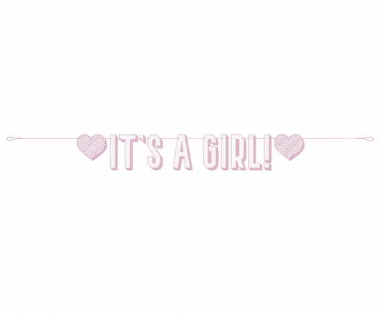 GoDan Banner It's a Girl! - 152 cm