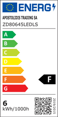 ACA Lightning LED nástenné dekoratívne svietidlo PYRAMID 5W/230V/3000K/450Lm/IP20, biele