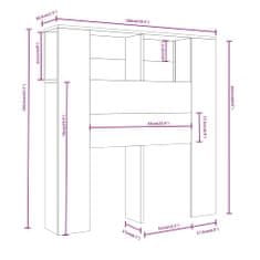 Vidaxl Čelo postele so skrinkou biele 100x18,5x104,5 cm