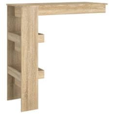 Petromila vidaXL Nástenný barový stôl sonoma 102x45x103,5 cm spracované drevo