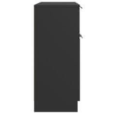 Vidaxl Komoda čierna 60x30x70 cm kompozitné drevo