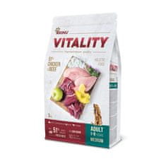 Akinu Akinu VITALITY adult male medium - kuracie a hovädzie mäso 3kg