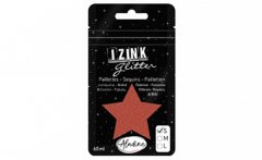 IZINK GLITTER trblietky veľkosť S 60 ml - hnedé