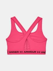 Under Armour Podprsenka Crossback Mid Bra-PNK XS