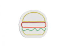 Hanah Home Nástenná neónová dekorácia Hamburger