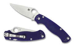 Spyderco C81GPDBL2 Para Military 2 vreckový nôž 8,7 cm, tmavomodrá, G10