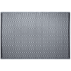 Beliani Vonkajší koberec 150 x 210 cm čierny SIKAR
