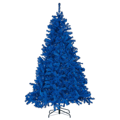 Beliani Vianočný stromček 180 cm modrý FARNHAM