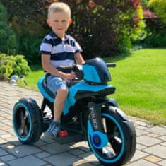 Baby Mix Detská elektrická motorka POLICE zelená