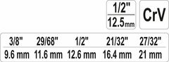 YATO 1/2" skrutkový kľúč 03316