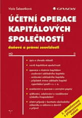 Viola Šebestíková: Účetní operace kapitálových společností - zcela přepracované vydání