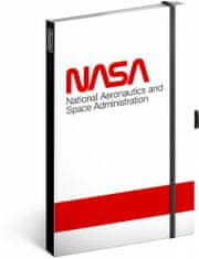 Poznámkový blok - NASA Worm, linajkovaný, 13 × 21 cm