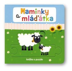 Maminky a mláďátka - Knížka s puzzle