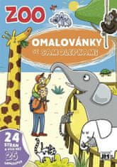 Omalovánky se samolepkami - Zoo