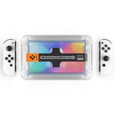 Spigen TVRDENÉ SKLO SPIGEN GLAS.TR "EZ FIT" 2-PAL NINTENDO SPÍNAČ OLED