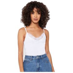 Vero Moda Dámske tielko VMINGE Slim Fit 10229188 Bright White (Veľkosť M)