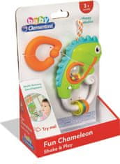 Clementoni BABY Interaktívna hrkálka Veselý chameleón