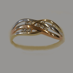 Amiatex Zlatý prsteň 70604, 54, 1.55 G