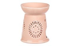 Autronic Aróma lampa s motívom sedmokrásky, marhuľová farba, porcelán. ARK3518-APPR