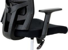 Autronic Kancelárska stolička, látka čierna, hojdacia mechanizmus KA-B1012 BK