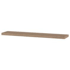 Autronic Polička nástenná 120 cm, MDF, 3D dekor dub sonoma, balené v ochrannej fólii P-002 SON1