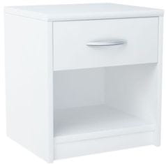 CASARREDO Nočný stolík MARK 026 biela