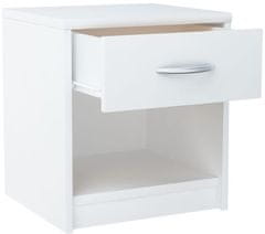 CASARREDO Nočný stolík MARK 026 biela