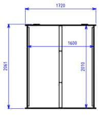 CASARREDO Posteľ 160x 200 cm WENECJA