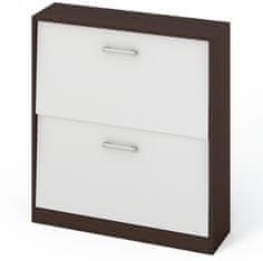 CASARREDO Botník 720R1 wenge/biela