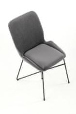 Halmar Kovová stoličky K454, sivá