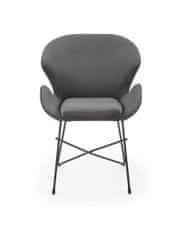 Halmar Kovová stoličky K458, sivá