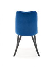 Halmar Kovová stoličky K450, modrá