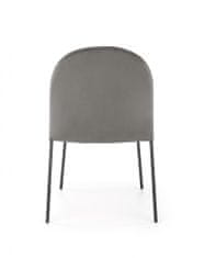 Halmar Kovová stoličky K443, sivá