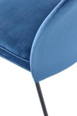 Halmar Kovová stoličky K454, modrá