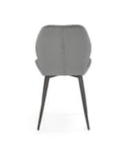 Halmar Kovová stoličky K453, sivá