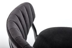 Halmar Kovová stoličky K426, čierna