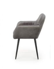 Halmar Kovová stoličky K429, sivá