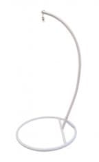 Závesné kreslo DIONA so strapcami staroružová + stojan ERIS biela IWH-10190013 + IWH-10260001