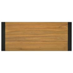 Petromila vidaXL Nástenná kúpeľňová skrinka 110x45x35 cm masívne tíkové drevo