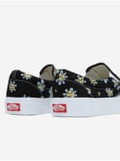 Vans Čierne dámske kvetované slip on tenisky VANS 36 1/2